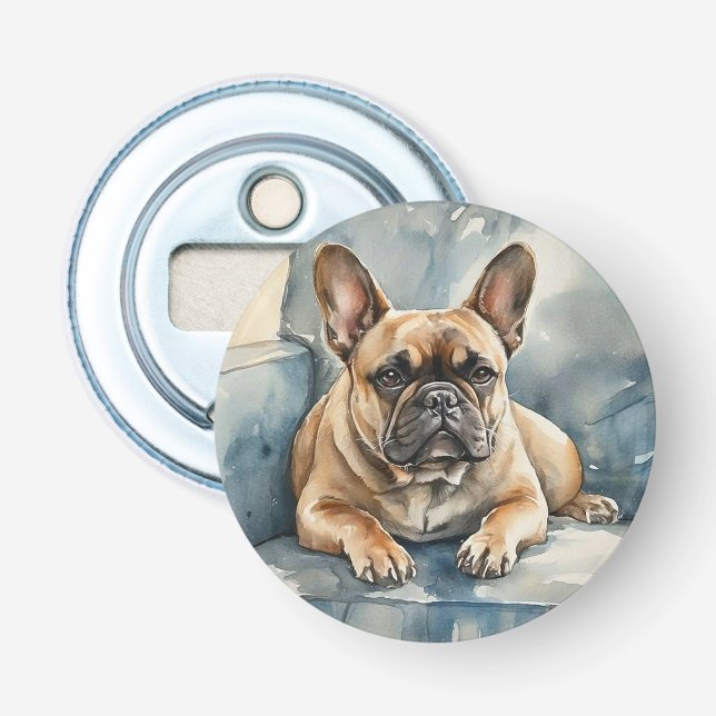 Abrebotellas Bulldog Francés (Anverso)