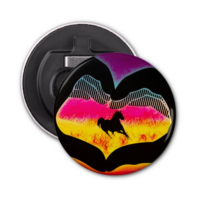 Abrebotellas Caballo Artsy (Anverso)