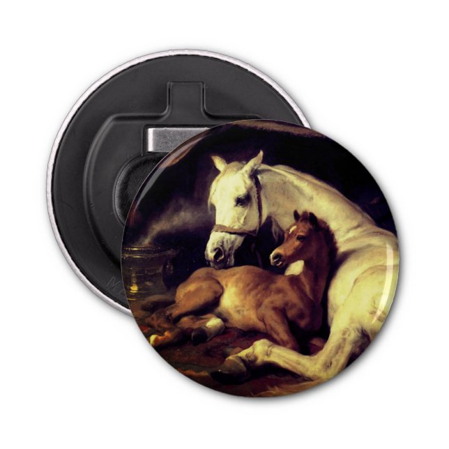 Abrebotellas Caballos Landseer (Anverso)