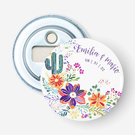 Abrebotellas Cacti Folkart Flores FIESTA Personalizado