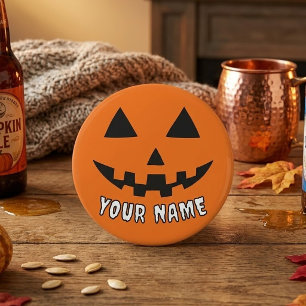 Abrebotellas Calabaza Naranja Personalizada de Halloween con Tu