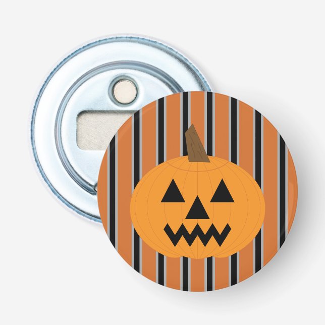 Abrebotellas Calabazas divertidas y divertidas de Halloween (Anverso)