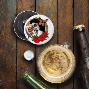 Abrebotellas Calaveras de azúcar Art Nouveau