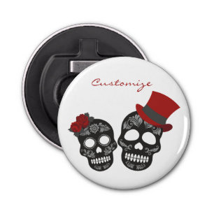 Abrebotellas Calaveras negras Duo Thunder_Cove