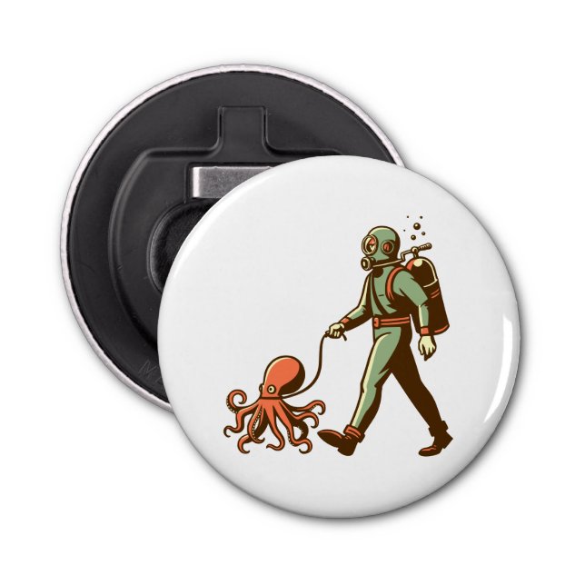 Abrebotellas Caminando por el pulpo (Anverso)