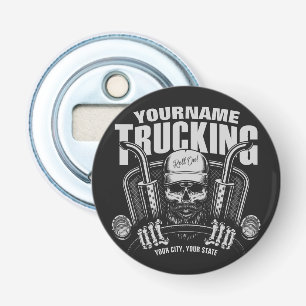 Abrebotellas Camión de camionetas de cráneo personalizado cam
