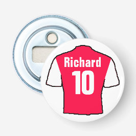 Abrebotellas Camisas de hinchas de fútbol a personalizar.