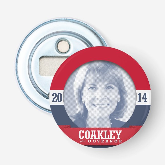 ABREBOTELLAS CAMPAÑA DE MARTHA COAKLEY (Anverso)