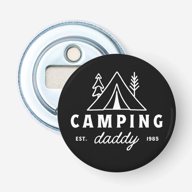 Abrebotellas Camping dad camper daddy funny father (Anverso)