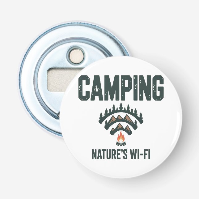 Abrebotellas Camping Natures Wifi (Anverso)