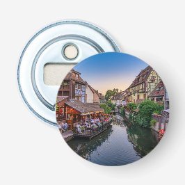 Abrebotellas Canal de agua de flores de Alsacia Francia