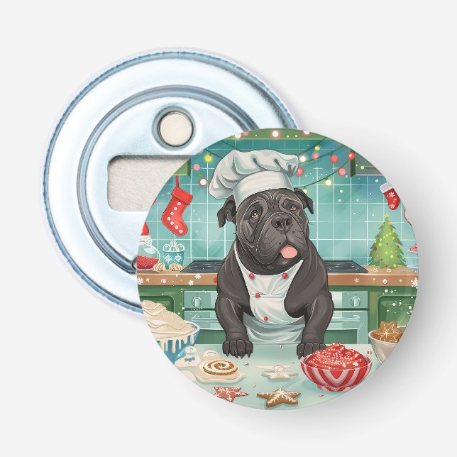 Abrebotellas Cane Corso Holiday Baking: Navidades festivos (Anverso)