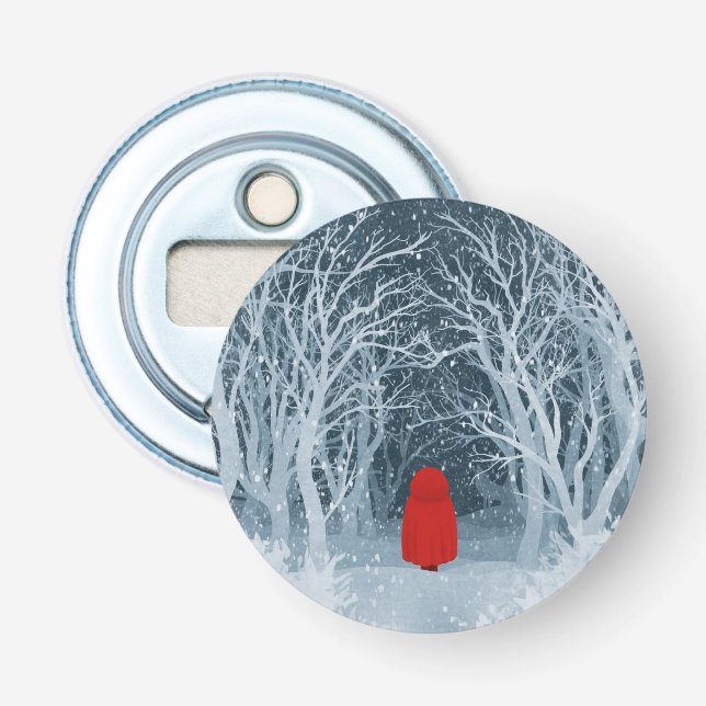 Abrebotellas Caperucita Roja (Anverso)