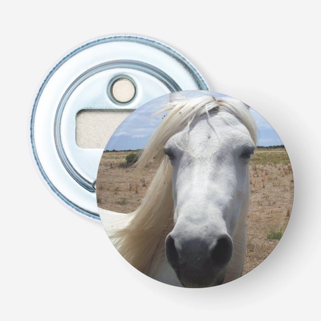 Abrebotellas Cara blanca de caballo, (Anverso)