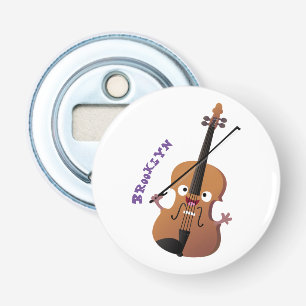 Abrebotellas Caricatura musical divertida en violín