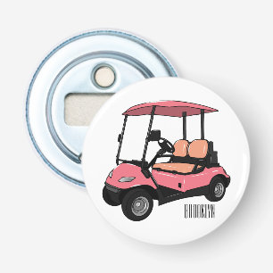 Abrebotellas Carro de golf / ilustracion personalizado de coche