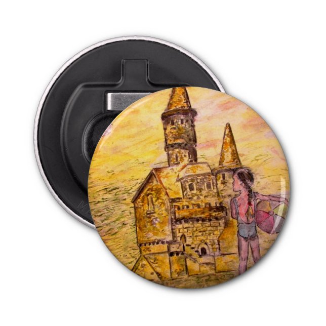 Abrebotellas castillo de arena (Anverso)