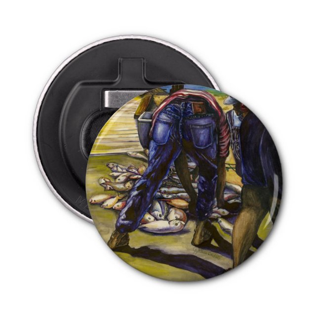 Abrebotellas Catch de la mañana, isla del puerto (Anverso)