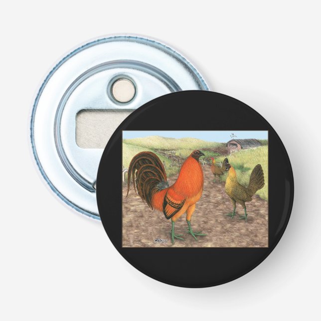 Abrebotellas Caza en la granja (Anverso)