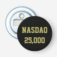 Celebración de la bolsa de valores NASDAQ 25000