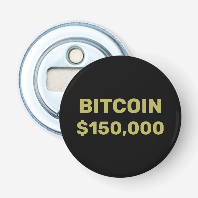 Abrebotellas Celebración del Bitcoin 150000 (Anverso)