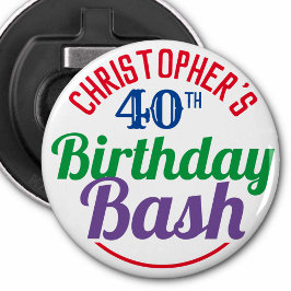 Abrebotellas Celebración del cumpleaños 40 años