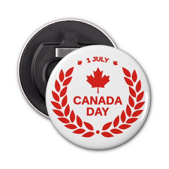 Abrebotellas Celebración del Día de Canadá-24658 (Anverso)