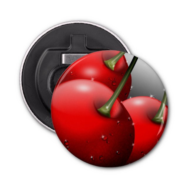 Abrebotellas Cerezas con gotas de excremento (Anverso)