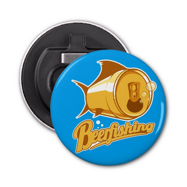 Abrebotellas Cerveza y pesca (Anverso)