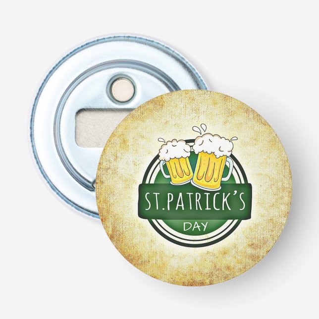 Abrebotellas Cervezas del Día de San Patricio (Anverso)