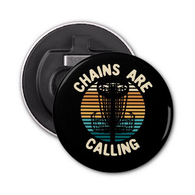 Abrebotellas Cesta de Golf Disk Golf (Anverso)