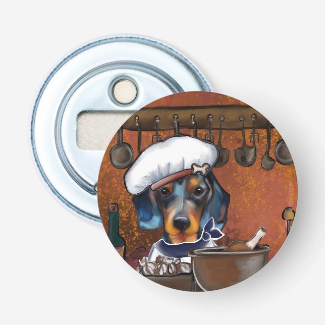 Abrebotellas Chefs Dachshund (Anverso)