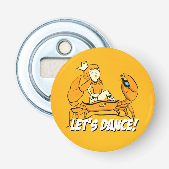 Abrebotellas Chica del Reggae del Cangrejo Reina (Anverso)