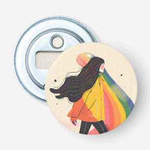 Abrebotellas chica lgbt arcoiris, lesbiana gay, orgullo