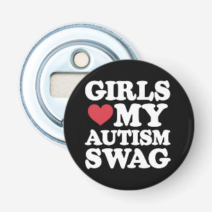 Abrebotellas Chicas Aman Mi Swagger de Autismo Divertido Concie