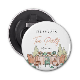 Abrebotellas Chicas de té fiesta lindo cumpleaños