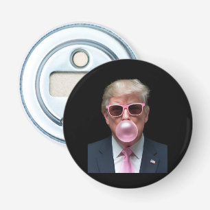 Abrebotellas Chicle Trump Rosa Divertido Presidente de EE. UU.