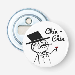 Abrebotellas Chico Elegante Con Brindis De Vino De Sombrero Alt