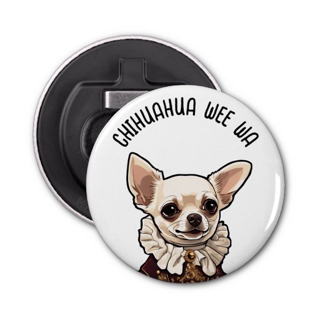 Abrebotellas Chihuahua wee wa (Anverso)