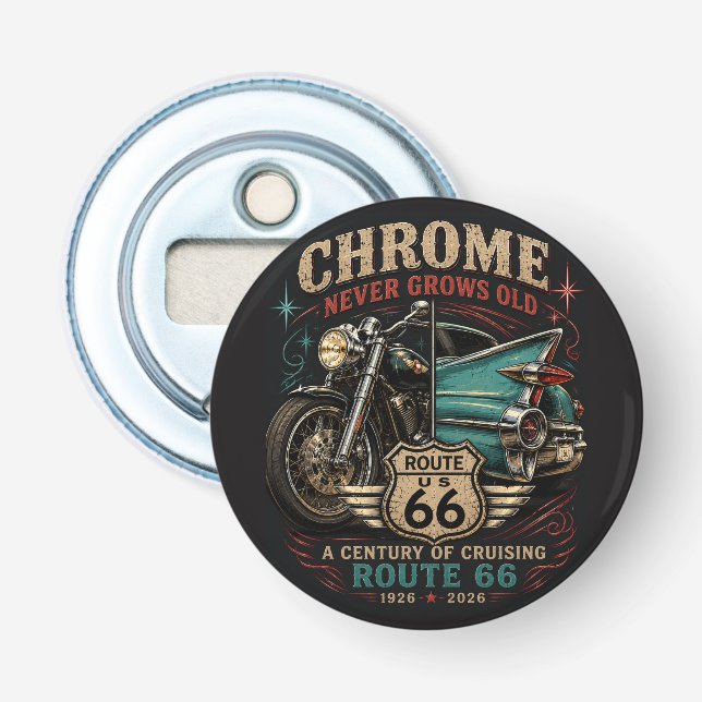 Abrebotellas Chrome Classics Garage Bar Esencial (Anverso)