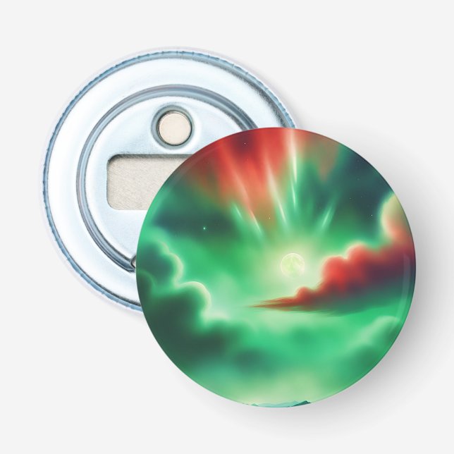 Abrebotellas cielo verde (Anverso)