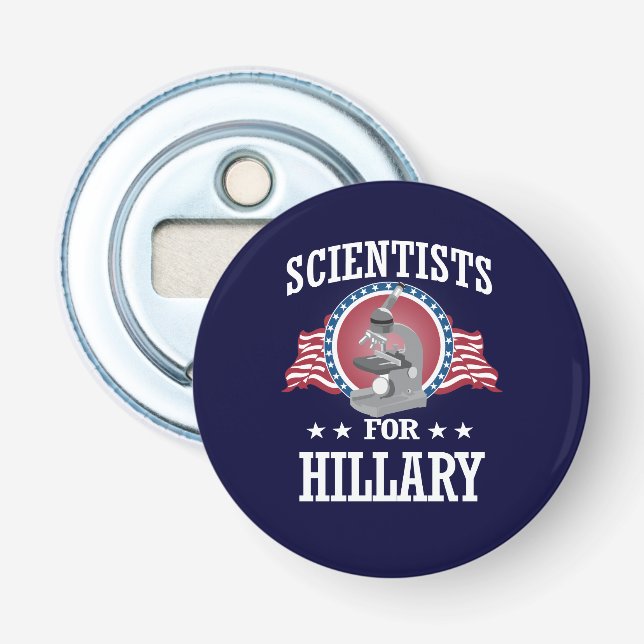 ABREBOTELLAS CIENTÍFICOS PARA HILLARY (Anverso)
