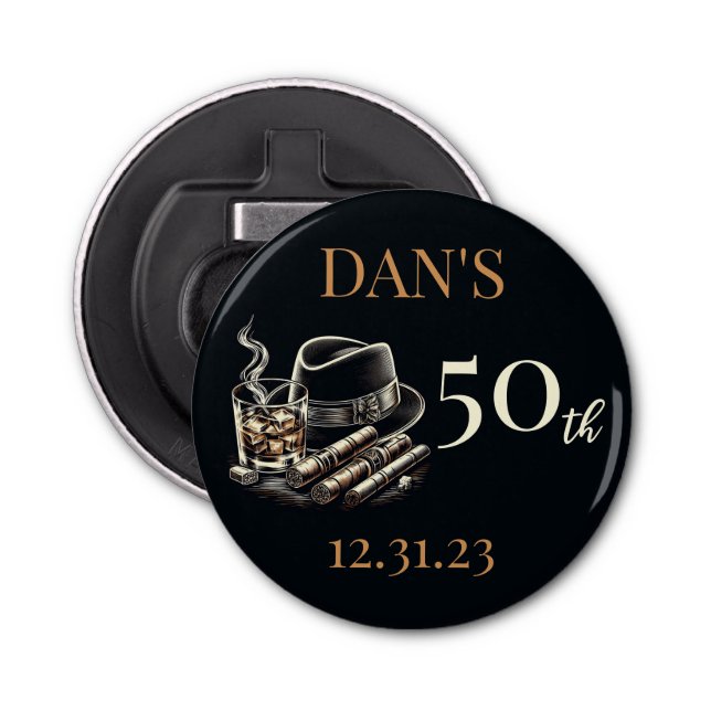 Abrebotellas Cigarros y cumpleaños de Borbón (Anverso)