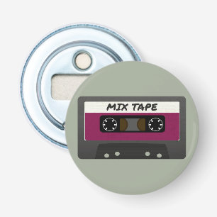 Abrebotellas Cinta Purple Mix - Regalo inspirado en retro de 80