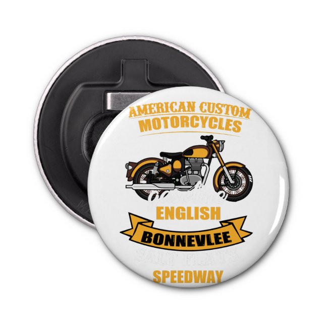 Abrebotellas Circuito de carreras de Bonneville, Personalizado  (Anverso)
