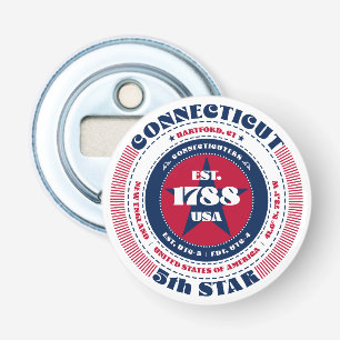 Abrebotellas Círculo de información de estado de Connecticut