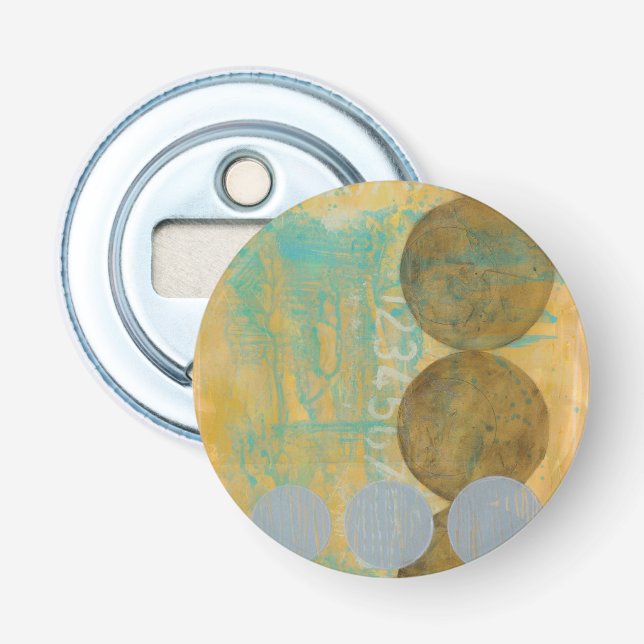 Abrebotellas Círculos oscuros y grises con números (Anverso)