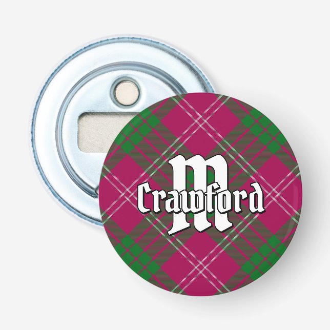 Abrebotellas Clan Crawford Tartan (Anverso)