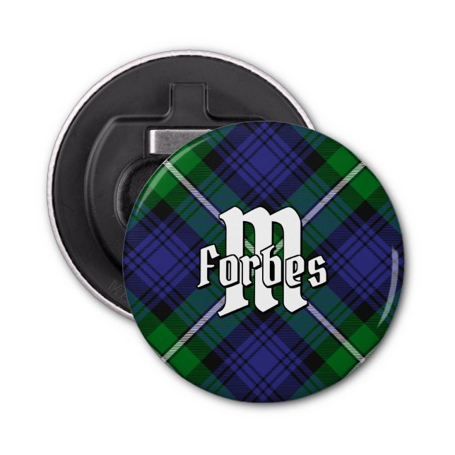 Abrebotellas Clan Forbes Tartan (Anverso)