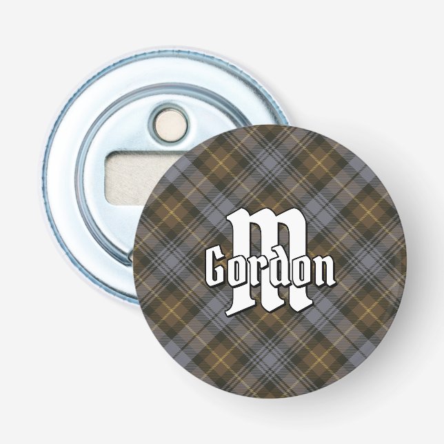 Abrebotellas Clan Gordon Weathered Tartan (Anverso)